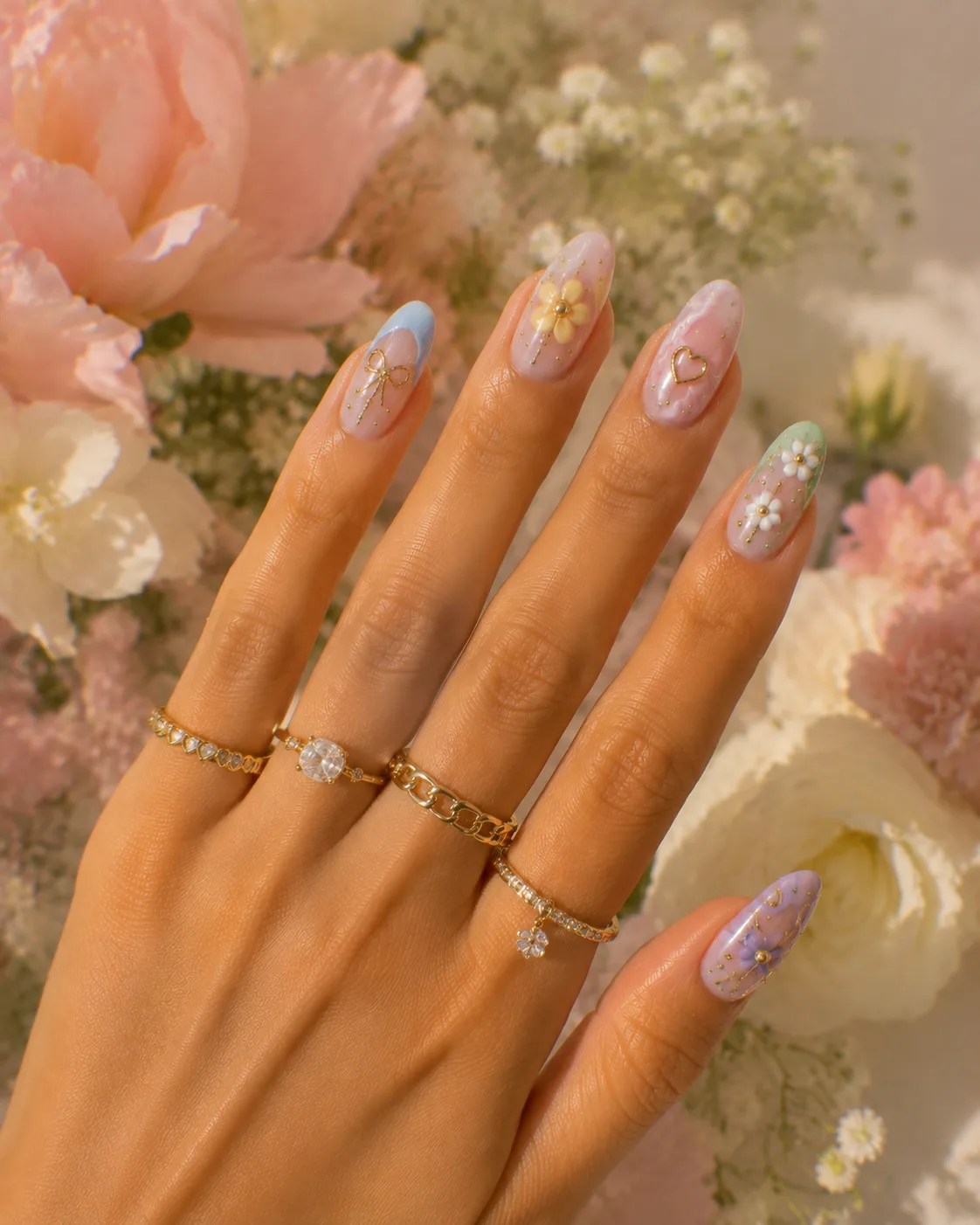 French tips at Durbin Nail Spa