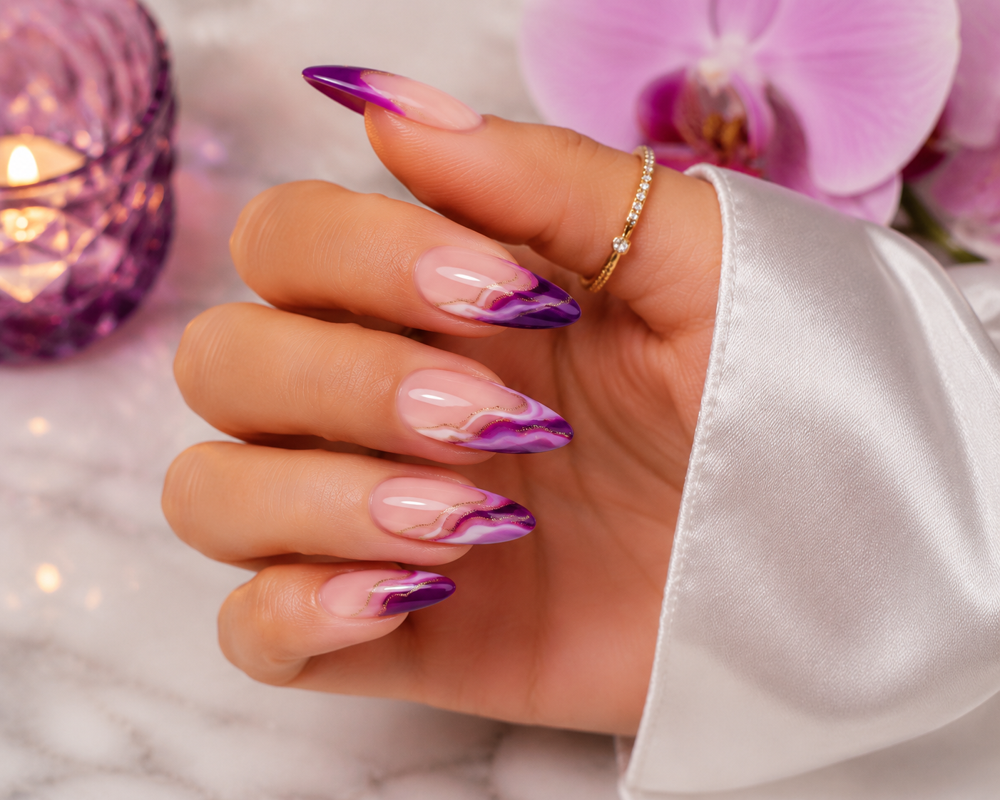 Gel nails at Durbin Nail Spa