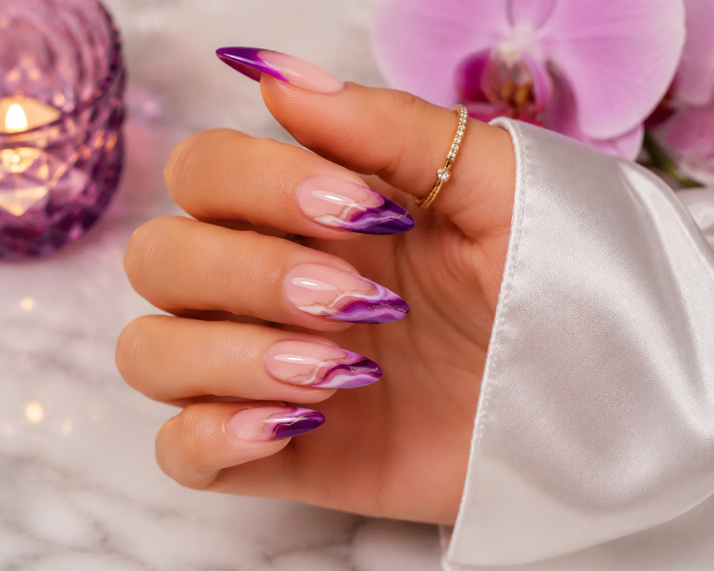 Gel nails at Durbin Nail Spa