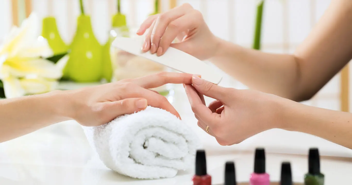 Manicure service at Durbin Nail Spa