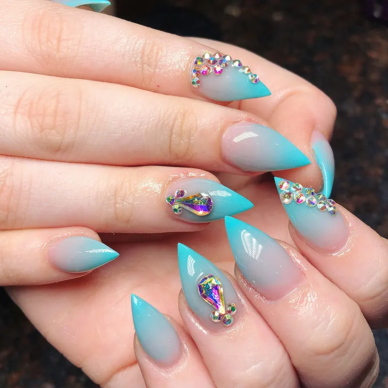 Acrylic nail enhancements at Durbin Nail Spa